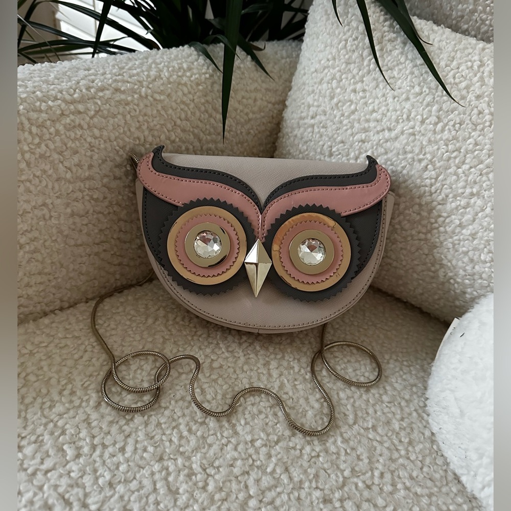 Kate Spade New York Blaze a Trail Owl Crossbody Bag Purse